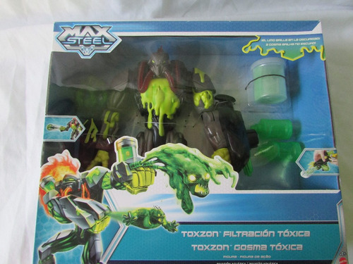 Max Steel Filtración Toxica Mattel Original