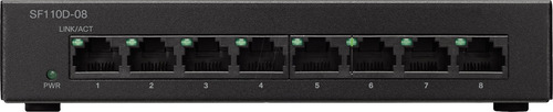 Imagen 2 de 3 de Switch Cisco Sf110 D 8 10/100 No Administrable