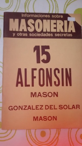 Informaciones Sobre Masonería 15.