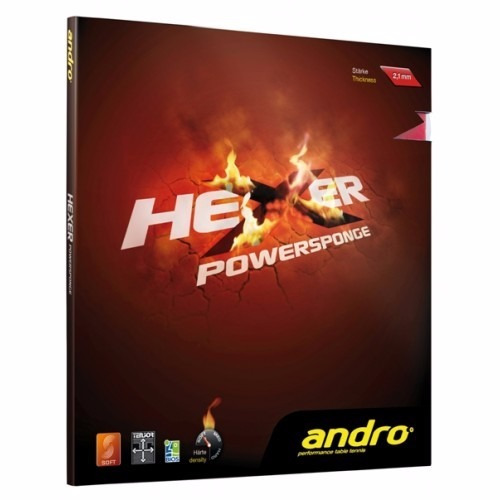 Hule Andro Hexer Powersponge P/ Raqueta De Tenis De Mesa