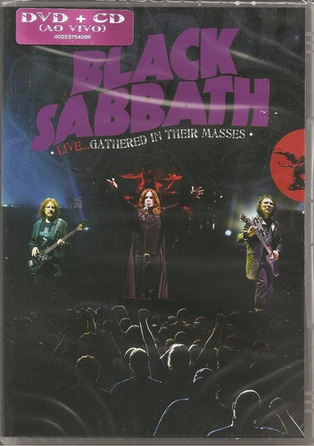 Dvd+cd Black Sabbath Live..gathered In Their Masses Lacrado