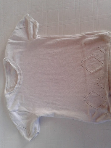 Sweter Blanco De Hilo Impecable!