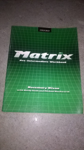 Matrix - Pre Intermediate Workbook - Ingles - D