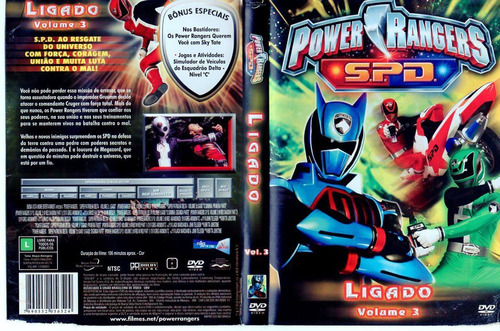 Dvd Power Rangers Spd -ligado ,vol.3