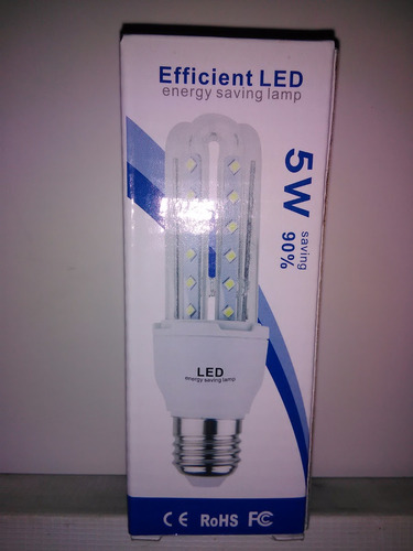 Ampolleta Led 5w Tubo Ahorro Energia