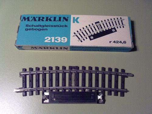 Cambio De Direccion Curva Marklin 2139 K - Como Nuevo - Caja
