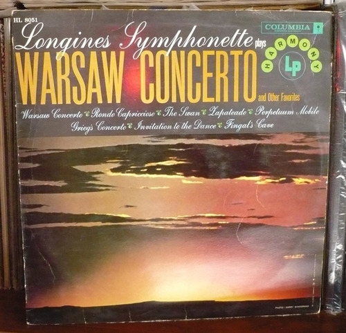 Concierto De Varsovia Y Otras Lp Longines Symphonette