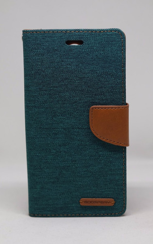 Funda Redmi Note 2 Mercury Goospery Canvas Diary Verde