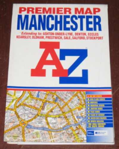 Mapa Guía De Calles Manchester Gran Bretaña Inglaterra