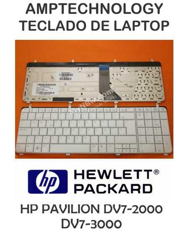 Teclado Laptop Hp Pavilion Dv7-2000 Dv7-3000 Blanco Español