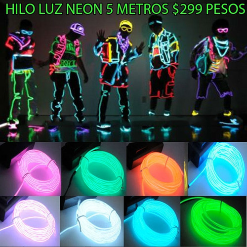 Hilo O Cable Tipo Luz Neon De 3 Metros 