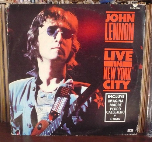 John Lennon Lp Live In New York City