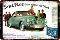 Comprar Poster Carteles Antiguos Chapa 60x40cm Buick 1946 Au-246