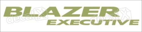 Emblema Adesivo Blazer Executive 2003 Resinado