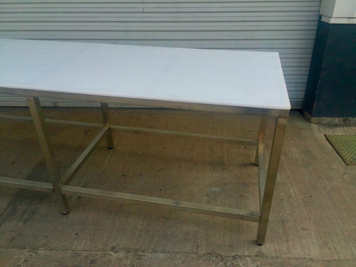 Mesón Amasijo Panadería Cubierta Polietileno 200x90 Cms