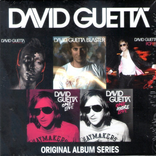 David Guetta Original Album Series Box 5 Cd - Los Chiquibum