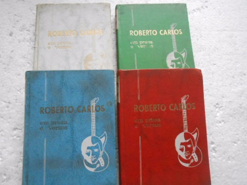Roberto Carlos Em Prosa E Versos 4 Livros Originais Oferta