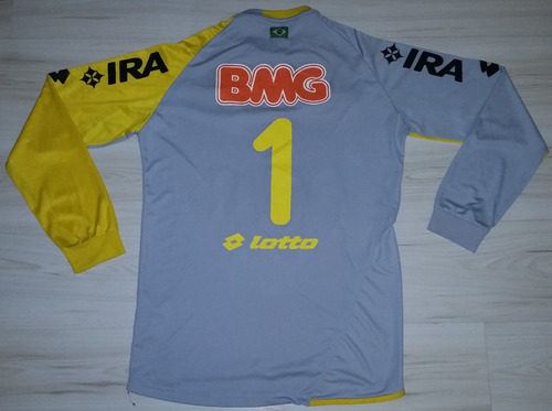 Camisa De Jogo De Goleiro Coritiba 2011 #1 Lotto Bmg Ira