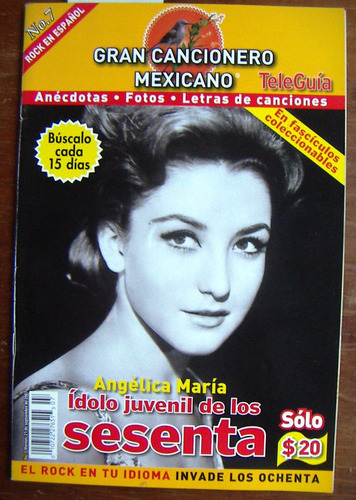 Revista Gran Cancionero Mexicano,angelica Maria En Portada