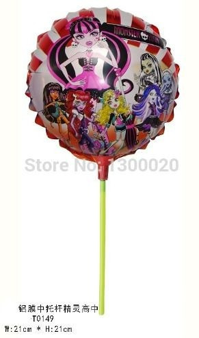 Globos Metalizados Monster High, Peppa, Frozen 9 PuLG. X 10.