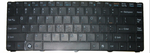 Teclado P/  Sony Vaio Pcg-7111l Pcg-7113l Pcg-7132l Us Black