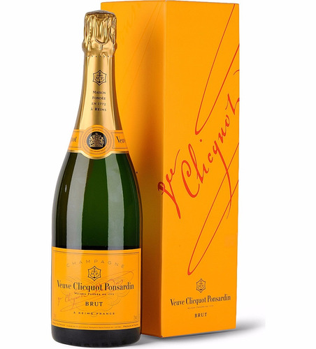 Champagne Veuve Clicquot Brut 750ml En Estuche