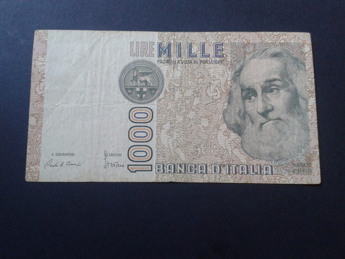 Billete Italia 1000 Liras 1982