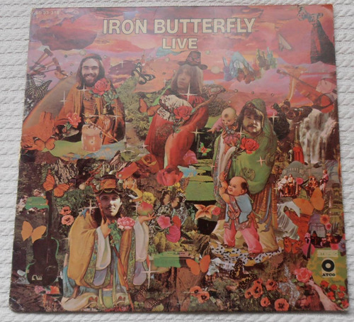 Iron Butterfly - Live ( L P 1ra. Ed. U S A 1970)