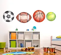 Comprar Stickers Linda Wall Vinilos Decoración Pared Pelotas
