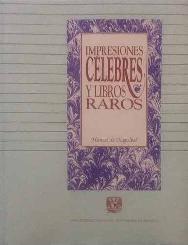 Chambajlum Manuel Olaguibel Impresiones Celebres Libros Raro