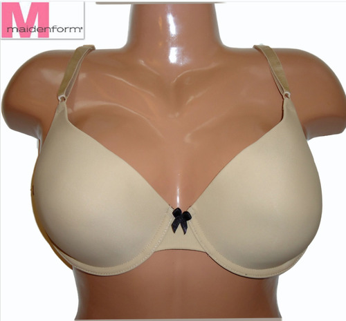 Brasiere 34a Bra Maidenform Usa Beige/negro Orma Padrisimo!!