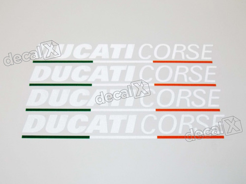 Adesivos Centro Roda Refletivo Moto Ducati Corse Rd2
