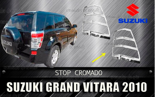 Cobertor Cromado De Stop Grand Vitara 2010 Suzuki