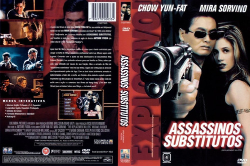 Dvd - Assassinos Substitutos - Chow Yun-fat, Mira Sorvino