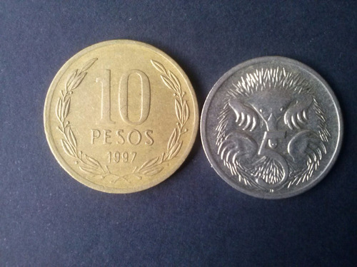 Moneda Australia 5 Cent Níquel 1990 (c43)