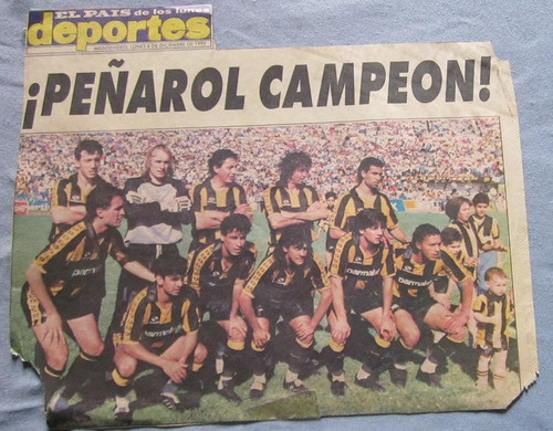 Recorte De Diario Peñarol Campeon 1993