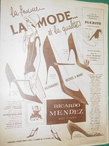 Publicidad Zapatos Ricardo Mendez La Femme La Mode