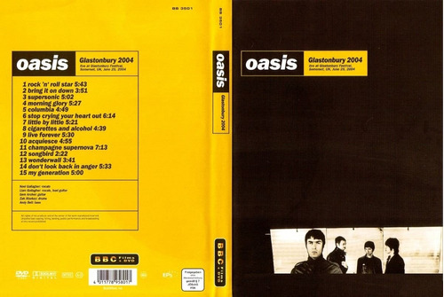 Oasis - Glastonbury 2004 Dvd - E