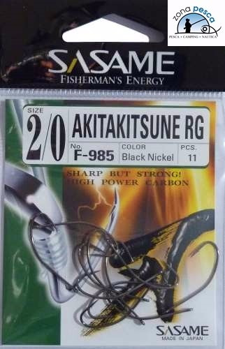 Anzuelo Sasame Akitakitsune Rg N° F-985.size2/0,  11unidades