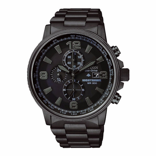 Reloj Citizen Nighthaw Con Cronógrafo Taquímetro Ca0295-58e