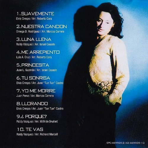 Elvis Crespo: Suavemente. Cd Seminuevo 1ra Ed 1998. Made Usa