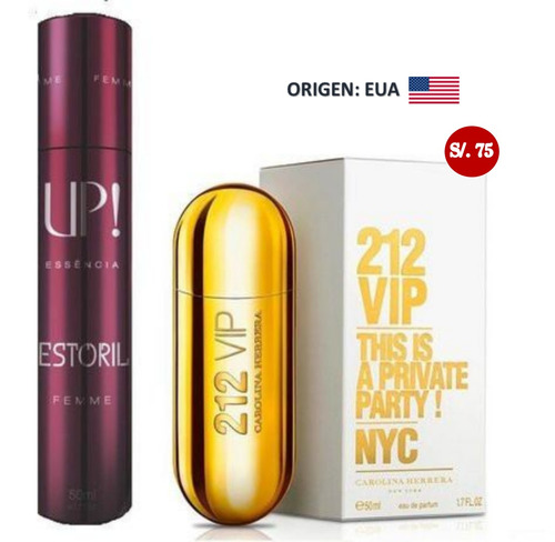 Perfume Esencia Up!: 212 Vip Carolina Herrera 100% Pura