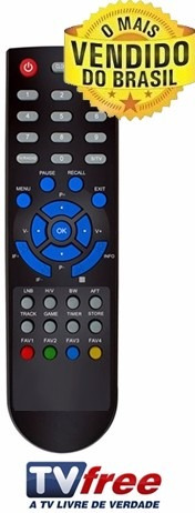 Controle Remoto - Receptor Cromus Cad1000 Tv Free | 1º Linha