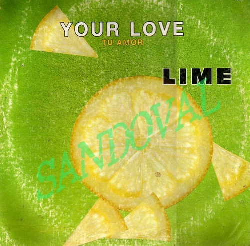 Disco Single Grande 33 Rpm De Acetato Lime, Your Love