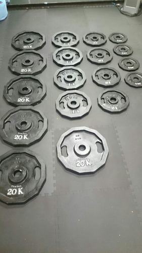 Paquete De 40 Kg Pesas Para Barras Y Mancuernas Como Ocupes