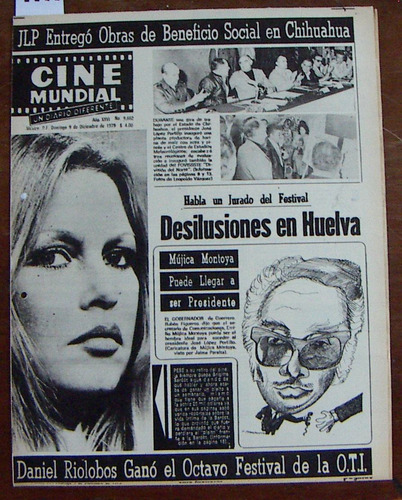 Revista Cinemundial, Celia Cruz, Arturo Cobo, Jorge Osorio