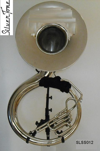 Slss012 Tuba Silvertone Sousafon Sib Niqel