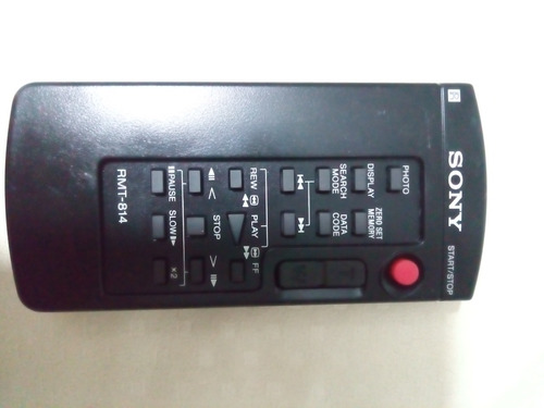 Sony Rmt 814 Control Remoto Camcorder Video Camara