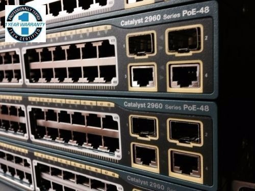 Cisco Ws-c2960-48pst-s 48-port Poe Catalyst Switch (Usado)
