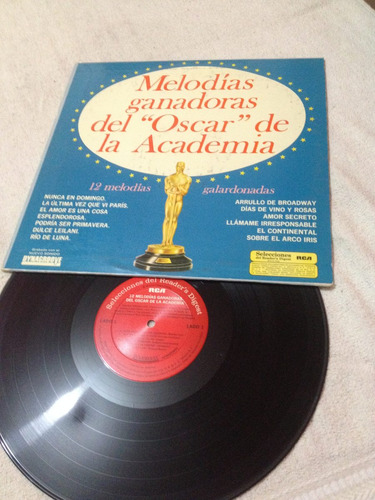 Melodias Ganadoras Del Oscar Disco De Vinil Original 